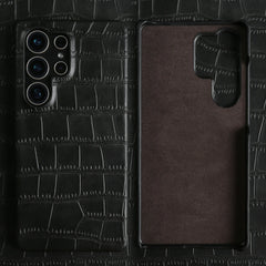 Crocodile Pattern Leather Phone Case for Samsung Galaxy