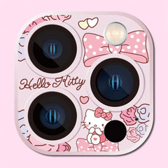 Anime Cartoon HD Glass Lens Protector for iPhone | Cute Anti-Scratch Film