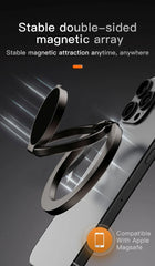 Double-Sided MagSafe Phone Ring Holder | Magnetic 360° Rotation Grip and Stand
