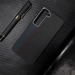 Carbon Fiber Phone Case for Samsung Galaxy | Magnetic case with Metal lens frame
