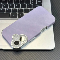 Jeans Fabric Soft Plating Phone Case for iPhone