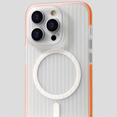 Transparent Matte Armor Shockproof Cover iPhone | Magsafe Wireless Charger Case