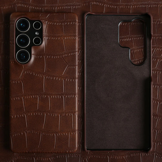 Crocodile Pattern Leather Phone Case for Samsung Galaxy