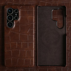 Crocodile Pattern Leather Phone Case for Samsung Galaxy