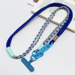 Universal Multi-Functional Phone Lanyard Strap | Adjustable Sport Braided Neck Rope &amp; Crossbody Shoulder Sling with Secure Anti-Loss Case Tab