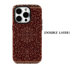 Red Persian Carpet Phone Case for iPhone