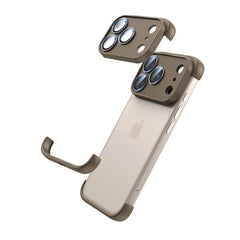 Frameless Bumper Case with Integrated Camera Lens Protector | Minimalist Corner Guard For iPhone