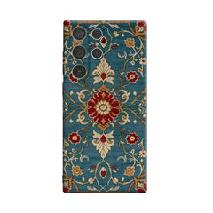 Vintage Floral Elegance Phone Case for Samsung Galaxy | Hard Dual Layer Protective Cover