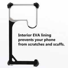 Aluminum Alloy Metal Bumper Case with Kickstand For Samsung Galaxy S26 Ultra | Bumper Metal Phone Cover
