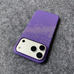 Kevlar Carbon Fiber Pattern Phone Case for iPhone
