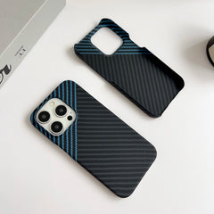 Ultra Thin Matte Hard Carbon Fiber Texture Cover For iPhone