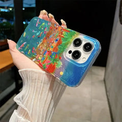 Artistic Beach Phone Case For iPhone | Silicone Soft Cover