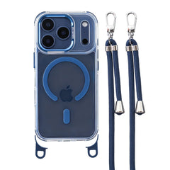 Crossbody Lanyard Clear Case for iPhone | Adjustable Shoulder Strap MagSafe Hard Cover