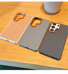 Fabric Magnetic Phone Case For Samsung