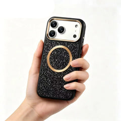 Sparkling Diamond Case For iPhone | MagSafe Alloy lens Phone Cover