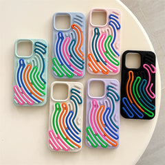 Silicone Building Block Jigsaw Puzzle Case For iPhone | Fidget Anxiety Stress Therapy Phone Cover