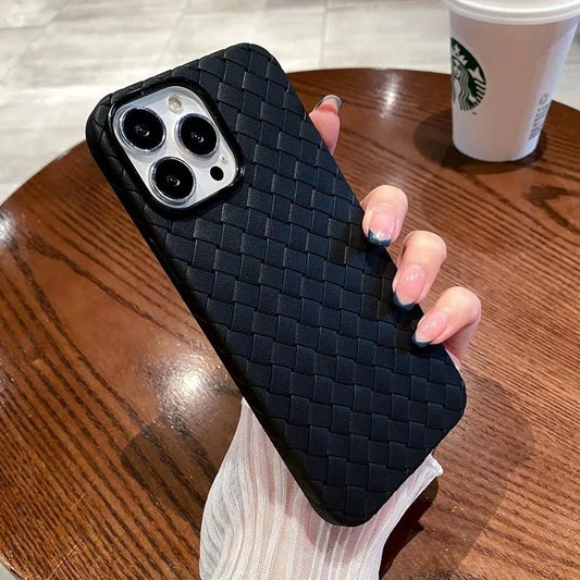 Breathable Mesh Grid Woven Cooling Thin Case For iPhone | Soft Silicone Cover