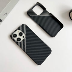 Ultra Thin Matte Hard Carbon Fiber Texture Cover For iPhone