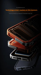 Metal Aluminum Alloy Frame Case For iPhone | Cyberpunk Punk Heat Dissipation Shockproof Cover