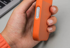 Bare-feel Sandstone Anti-Slip Magnetic Phone Case For iPhone