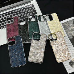 Glossy Crocodile Pattern Case For iPhone