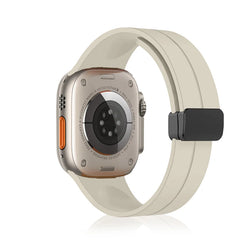 Unisex Magnetic Buckle Silicone Sport Band for Apple Watch