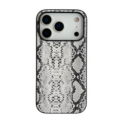 Leopard Snakeskin Crocodile Leather Cover For iPhone | Animal Print & Textured Phone Case