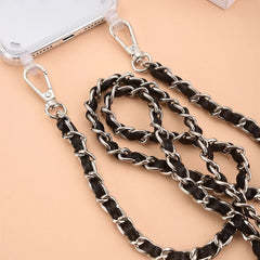 Pearl Chain Crossbody Strap | Shockproof Acrylic Lanyard Phone Case for iPhone