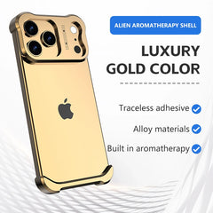 Titanium Alloy Bumper Case For iPhone | Lens Protector Borderless Metal Phone Cover