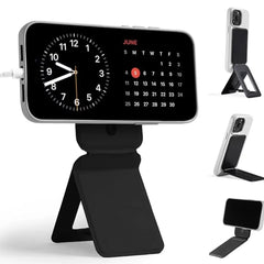 Magnetic Phone Tripod Stand for iPhone | 2-in-1 MagSafe Invisible Selfie Stick | Shockproof Adjustable Angle Extension Pole