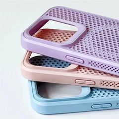 Breathable Mesh Cooling Case for iPhone | Magnetic MagSafe Compatible Slim Back Cover