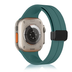 Unisex Magnetic Buckle Silicone Sport Band for Apple Watch
