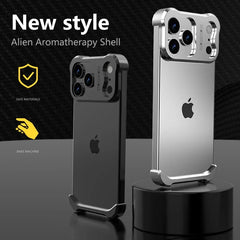 Titanium Alloy Bumper Case For iPhone | Lens Protector Borderless Metal Phone Cover