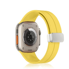 Unisex Magnetic Buckle Silicone Sport Band for Apple Watch