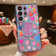 Heart Pattern Magnetic Phone Case For Samsung Galaxy
