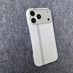 Carbon Fiber Kevlar Pattern Phone Case for iPhone | Retro Business Leather Phone Cover