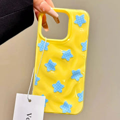 Meteorite Lattice Star Phone Case For iPhone with Bracelet