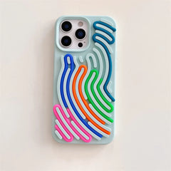 Silicone Building Block Jigsaw Puzzle Case For iPhone | Fidget Anxiety Stress Therapy Phone Cover
