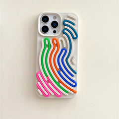 Silicone Building Block Jigsaw Puzzle Case For iPhone | Fidget Anxiety Stress Therapy Phone Cover