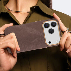 Leather Microfiber Phone Case for iPhone