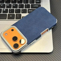 Jeans Fabric Soft Plating Phone Case for iPhone