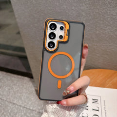 Flip Metal Lens Holder Case for Samsung Galaxy