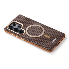 Faux Leather Magnetic Phone Case For Samsung Galaxy