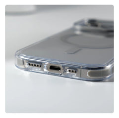 Transparent MagSafe Lens Bracket Case for iPhone