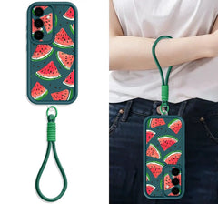 Little Cherry Pattern Lanyard Phone Case for Samsung Galaxy