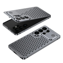 Metal Frame Cooling Case for Samsung Galaxy | Hollow Out Heat Dissipation Aluminum Cover | Hard 2-in-1 Shockproof Bumper Case