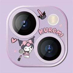Anime Cartoon HD Glass Lens Protector for iPhone | Cute Anti-Scratch Film