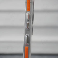 Corrugated Pattern Non-slip Matte Clear Case For Samsung Galaxy