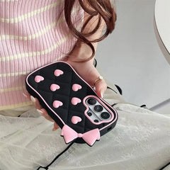 3D Cartoon Kitten Bowknot Case For Samsung Galaxy