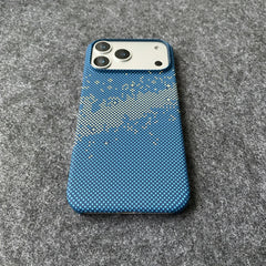 Kevlar Carbon Fiber Pattern Phone Case for iPhone